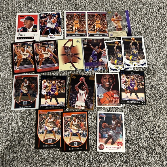 Lot of 19 Ron Artest basketball cards with Rookies Chicago Bulls - Picture 1 of 8